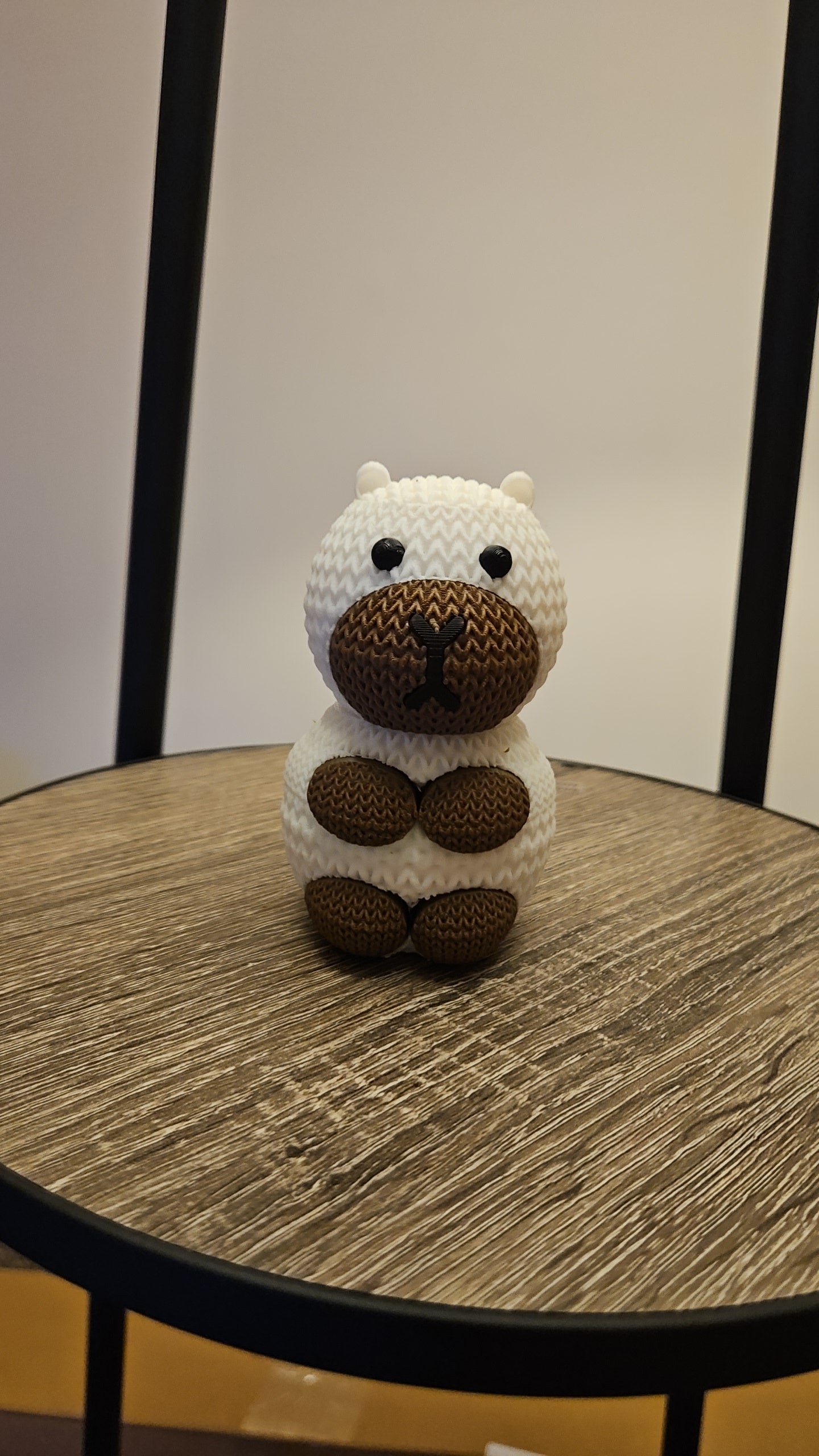 Buildable Knitted capybara
