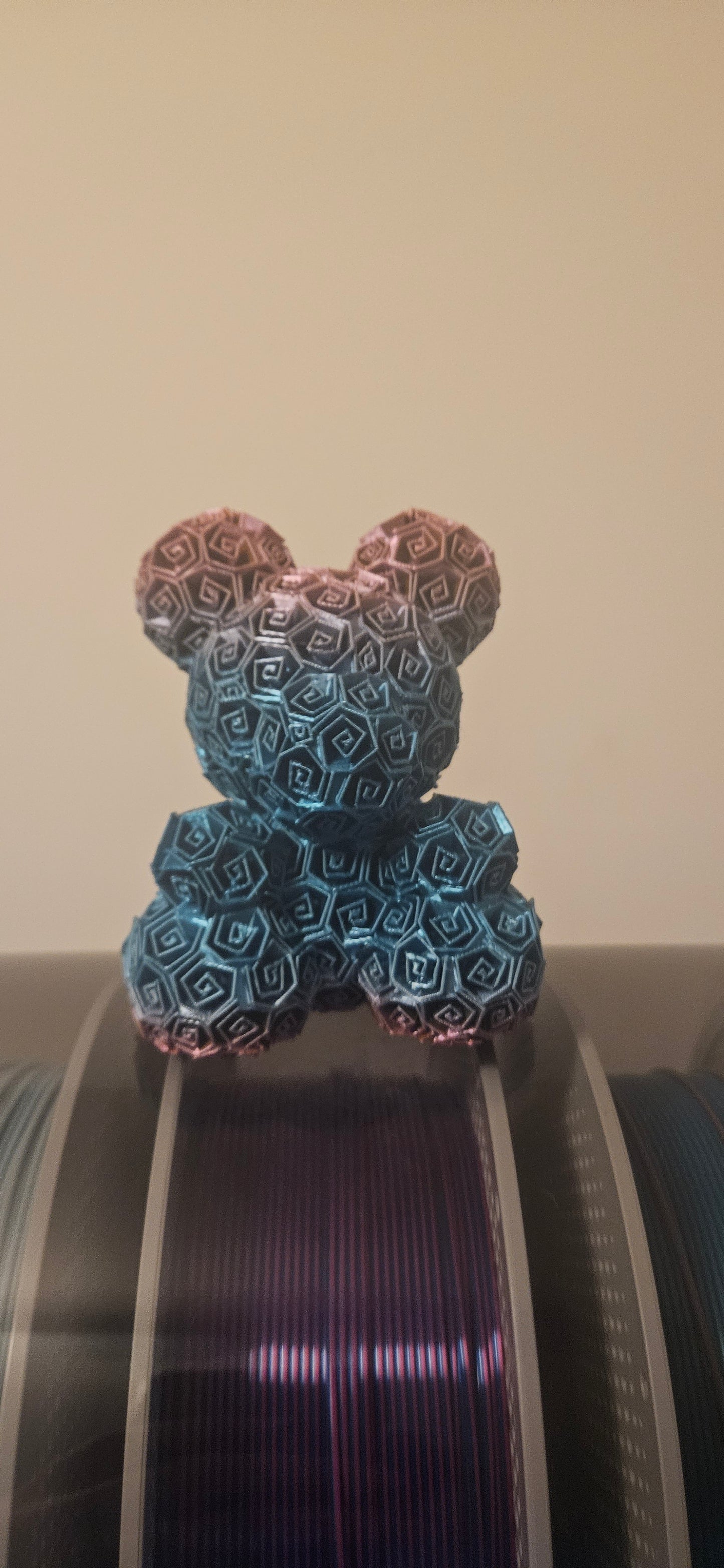 Rose Bear 100% Size